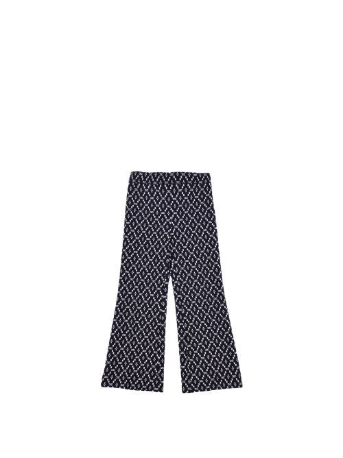 PANTALONE IN CREPE STAMPA LOSA ELISABETTA FRANCHI La Mia Bambina | EFPA181 GA113 BE027/D039